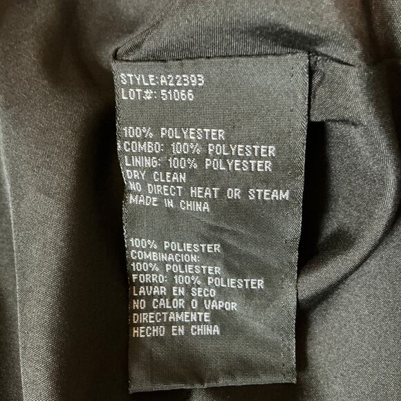 Black Lace Fit and Flare Mini Cocktail Dress Size 8 Sleeveless Halter by AQUA - Picture 11 of 14